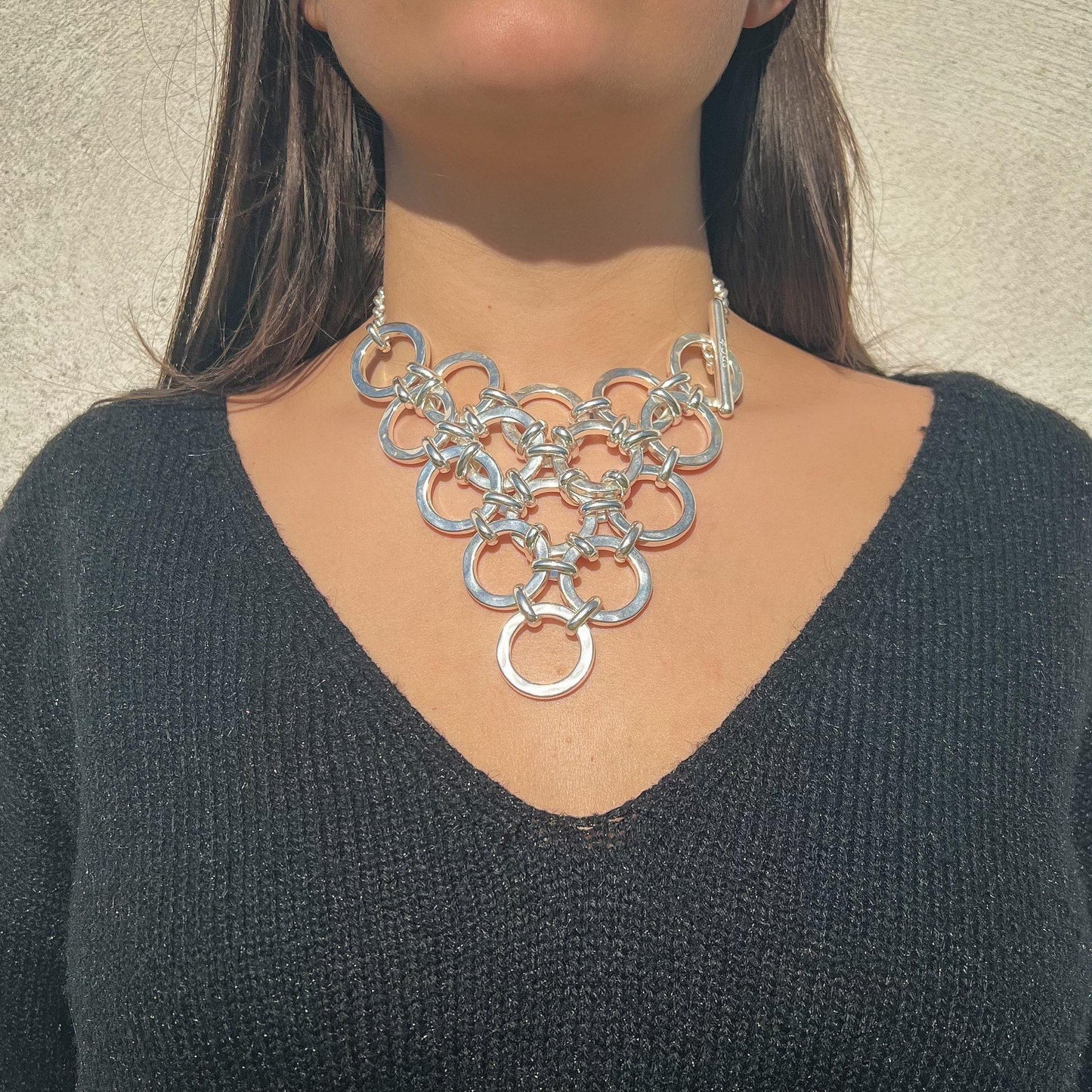 Collier N°1029 - COLLIER GRAPPE SECRET DE CUIR