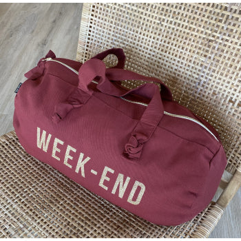 Sac Polochon - Lie De Vin - Week End Marcel & Lily