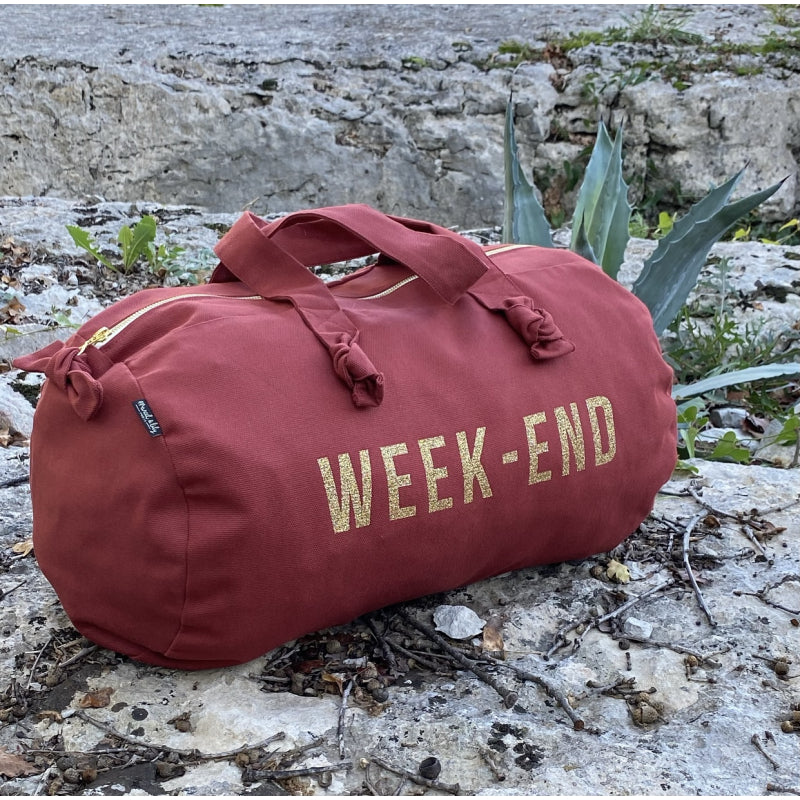 Sac Polochon - Lie De Vin - Week End Marcel & Lily