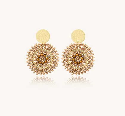 Boucles d'oreilles Dame Baby Espagnola CHAMPAGNE SANTIBE