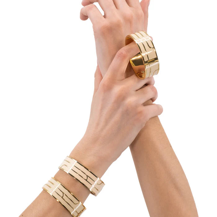 BRACELET Femme Gaya - Blanc Sable BANGLE-UP