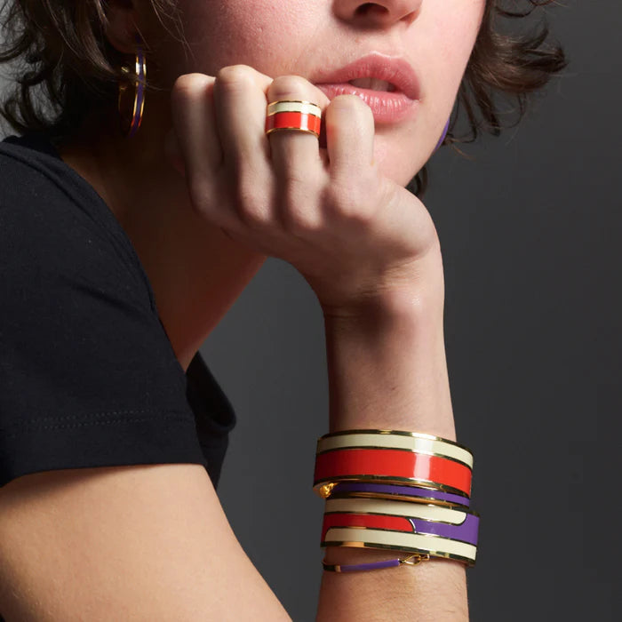 BRACELET Gaya - Deep Purple BANGLE-UP