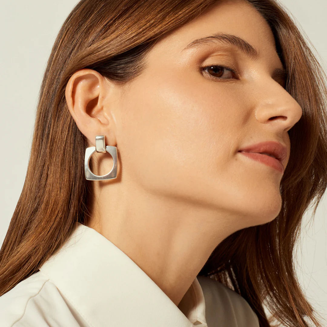 Boucles d'oreilles Dame E0123MET CXC