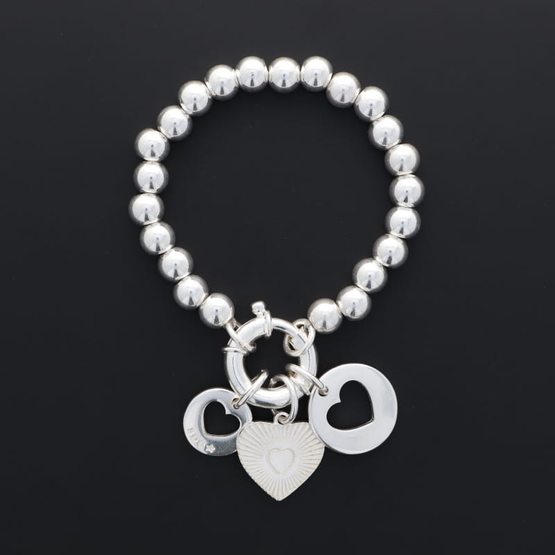 BRACELET Femme extensible COEURS SECRET DE CUIR