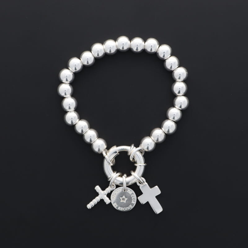 BRACELET Femme extensible CROIX SECRET DE CUIR