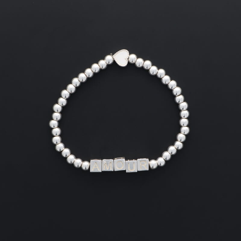 BRACELET MESSAGE extensible Femme SECRET DE CUIR