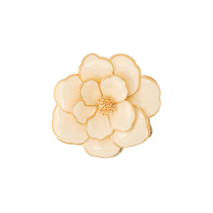 Pendentif/broche Peony - Blanc Sable BANGLE-UP