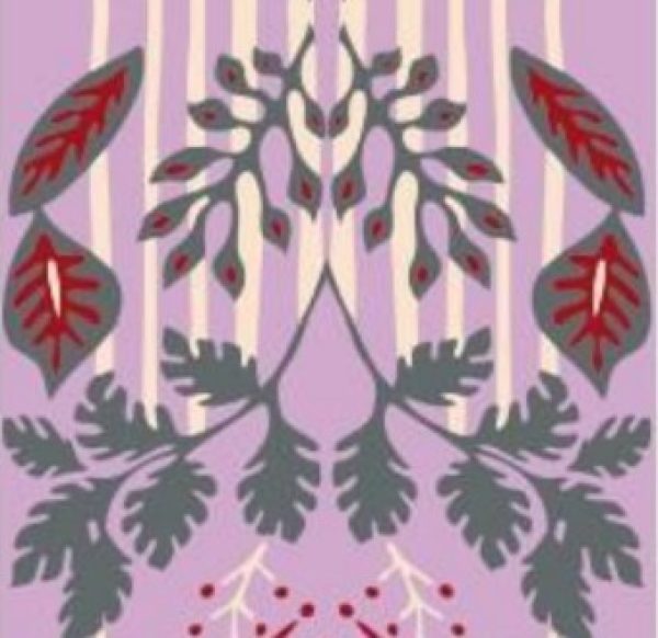 ECHARPE laine mixte Bacalar Lilas