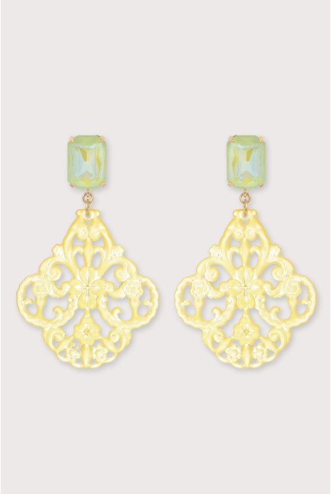 BOUCLES D'OREILLES Femme BOUDOIR STRASS JULIE SION