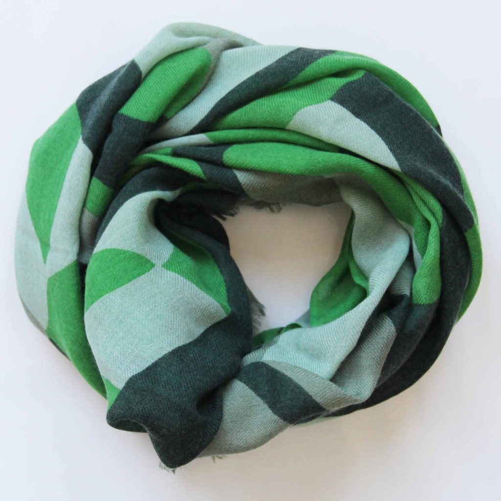 ECHARPE laine mixte Infini Vert