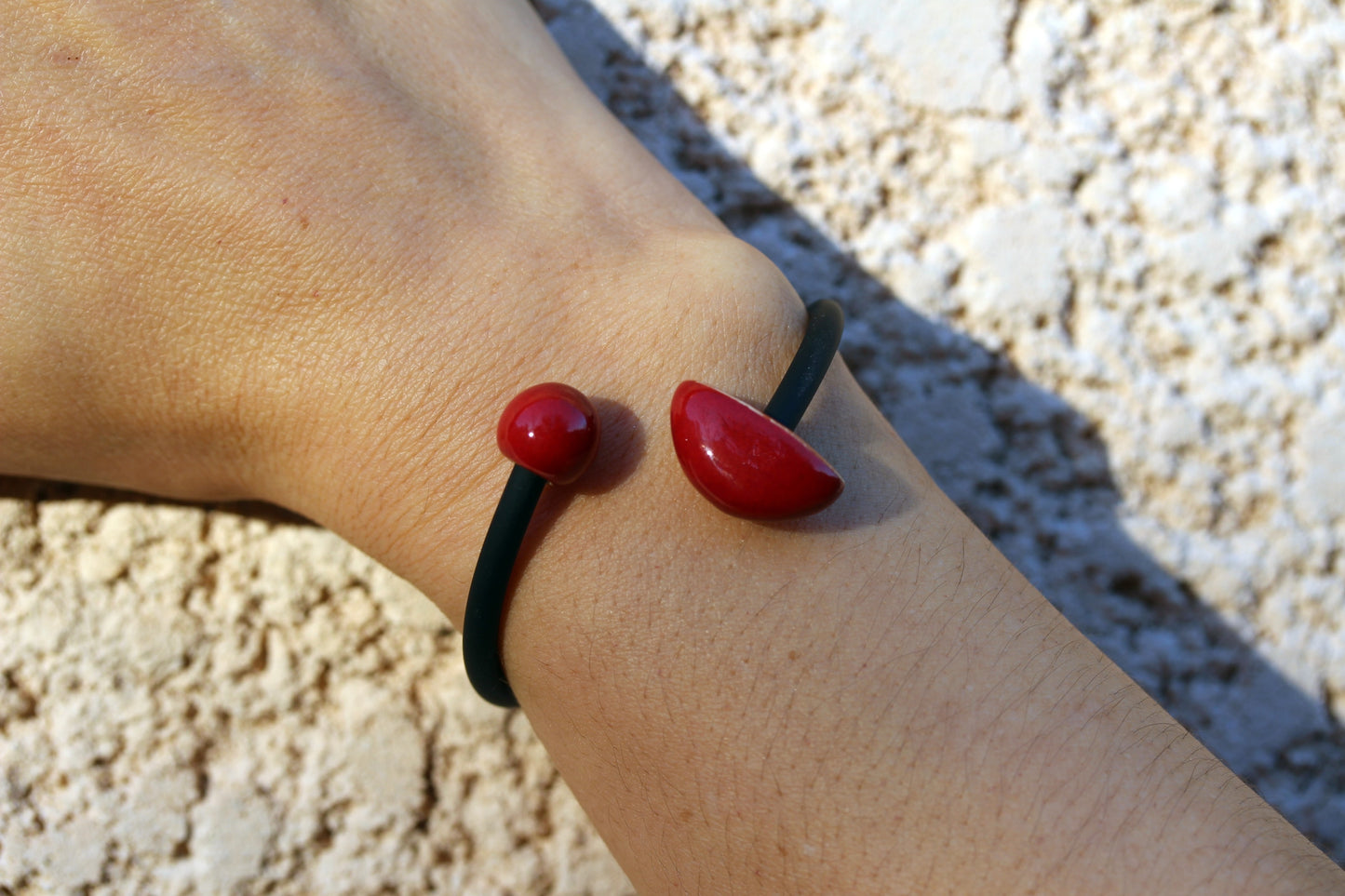 BRACELET Femme inca anis PVC Andréani Créations