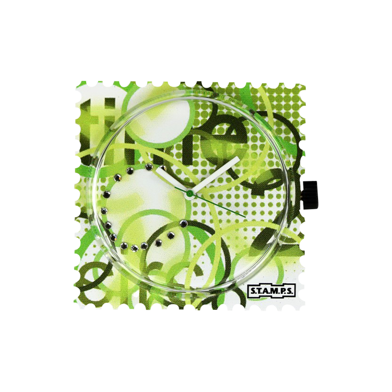 CADRAN STAMPS Diamond green time 105808