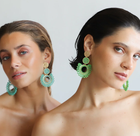 Boucles Dame d'oreilles Tango Sable SANTIBE