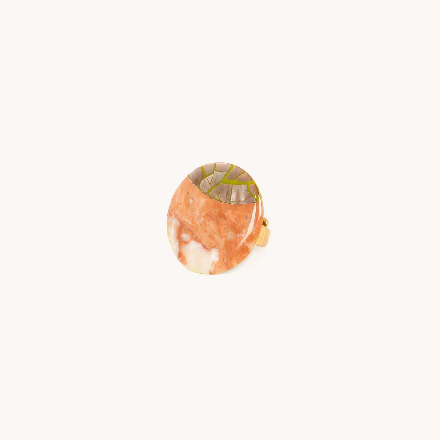 BAGUE AJUSTABLE RONDE Collection Connemara Nature Bijoux