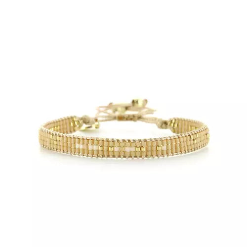 Bracelet Julia Belle Mais Pas Que collection Golden Ivoire B2040IVO
