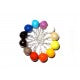 BOUCLES D OREILLES GEVOLE CERAMIQUE IVOIRE MYRTILLEXL/IVOIRE