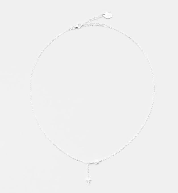 Collier argent étoile CANYON C10749