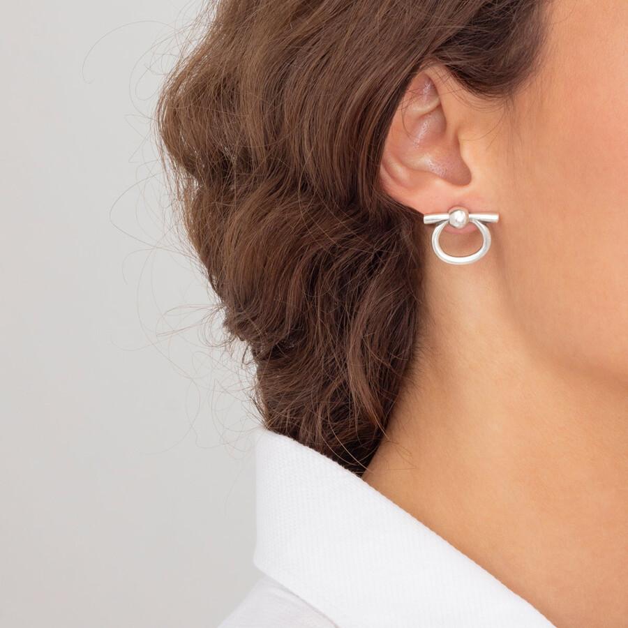 Boucles d'oreilles CXC E0046MET