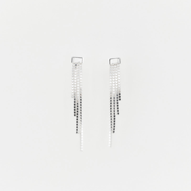 Boucles d'oreilles PENDANTES argent COMPOSÉES DE 4 FILS DÉGRADÉS CANYON