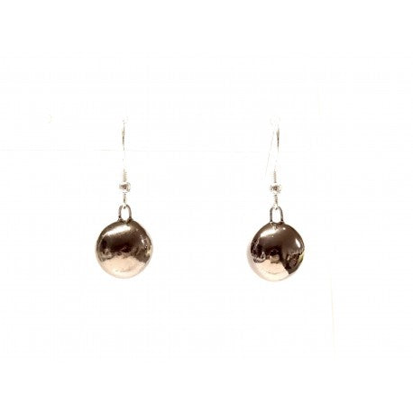 BOUCLES D OREILLES GEVOLE MYRTILLE CERAMIQUE METALLISEE