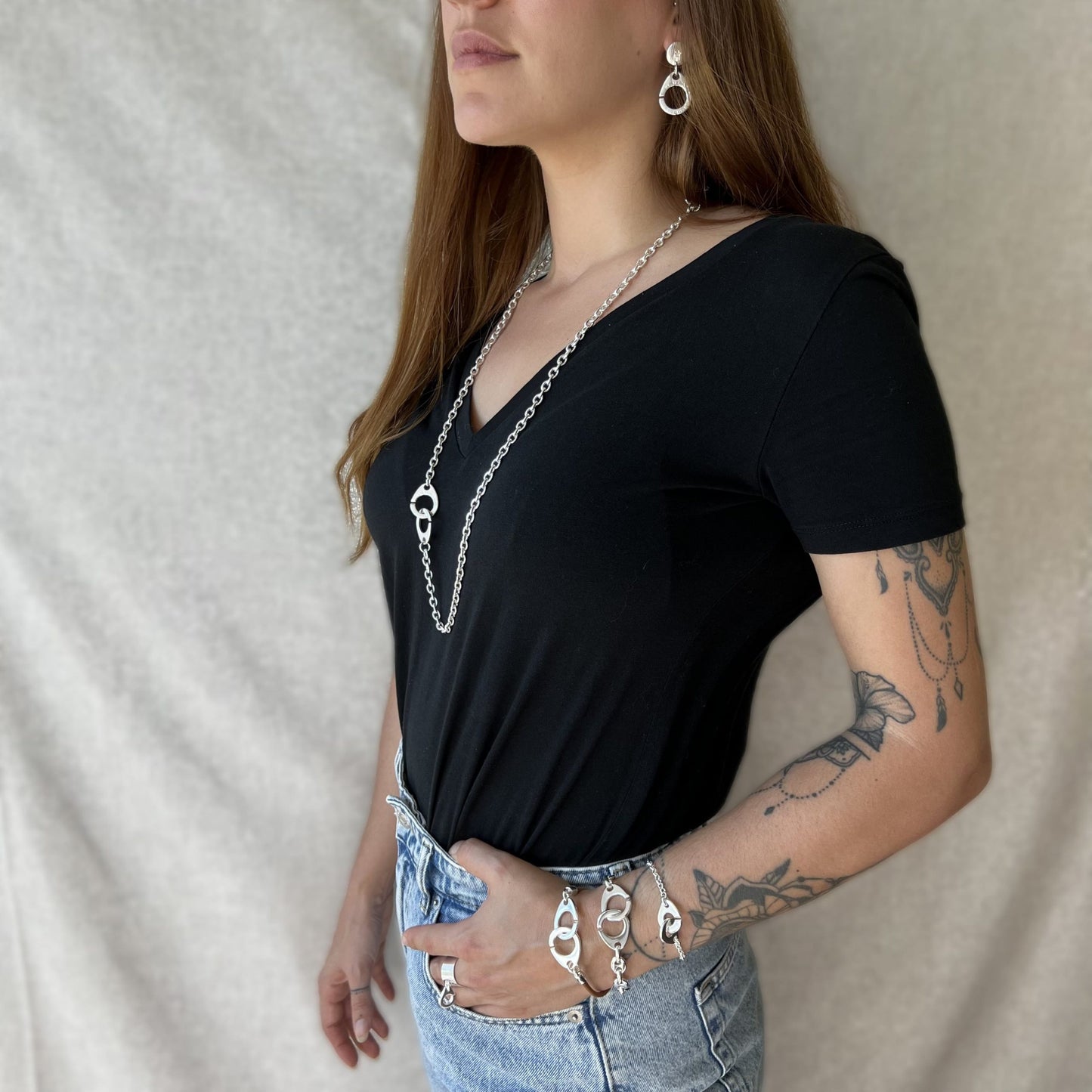 BAGUE PAMPILLE Menottes N°82 SECRET DE CUIR