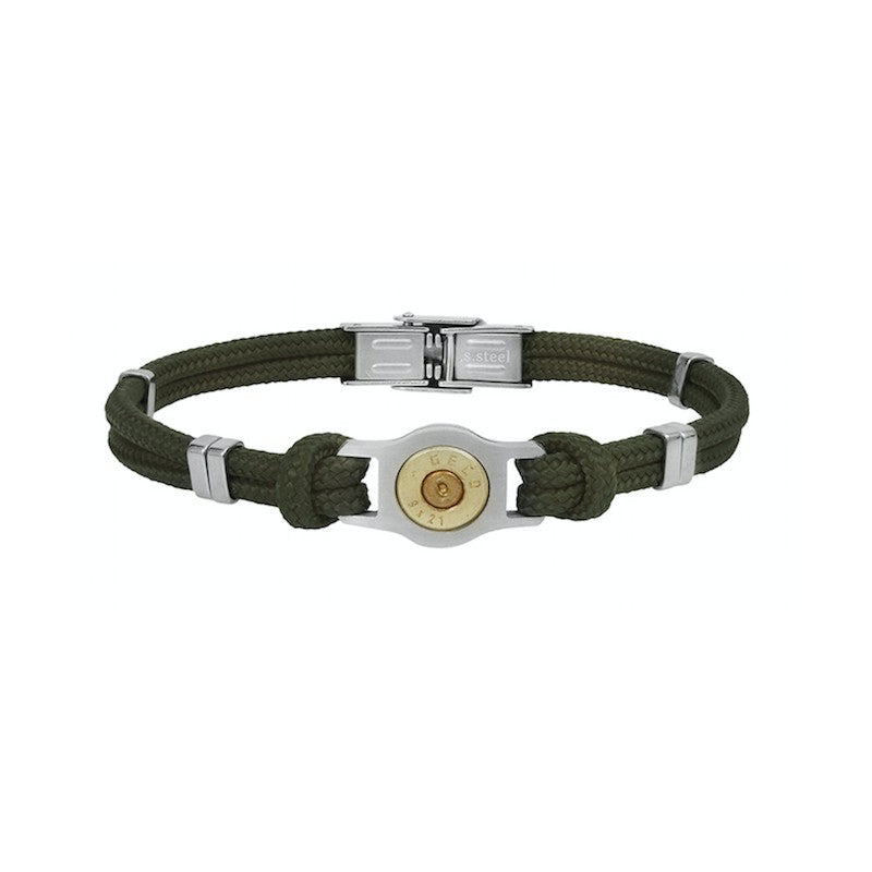 BRACELET DOUILLE ET CORDON PM BANG BANG N.7 KAKI ELDEN