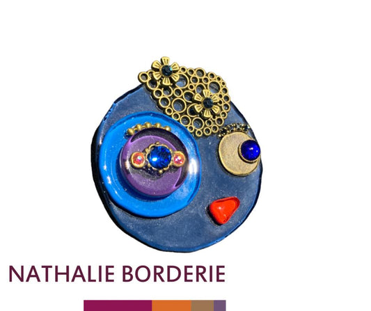 BROCHE ARTISANALE Nathalie Borderie bc 6780.8