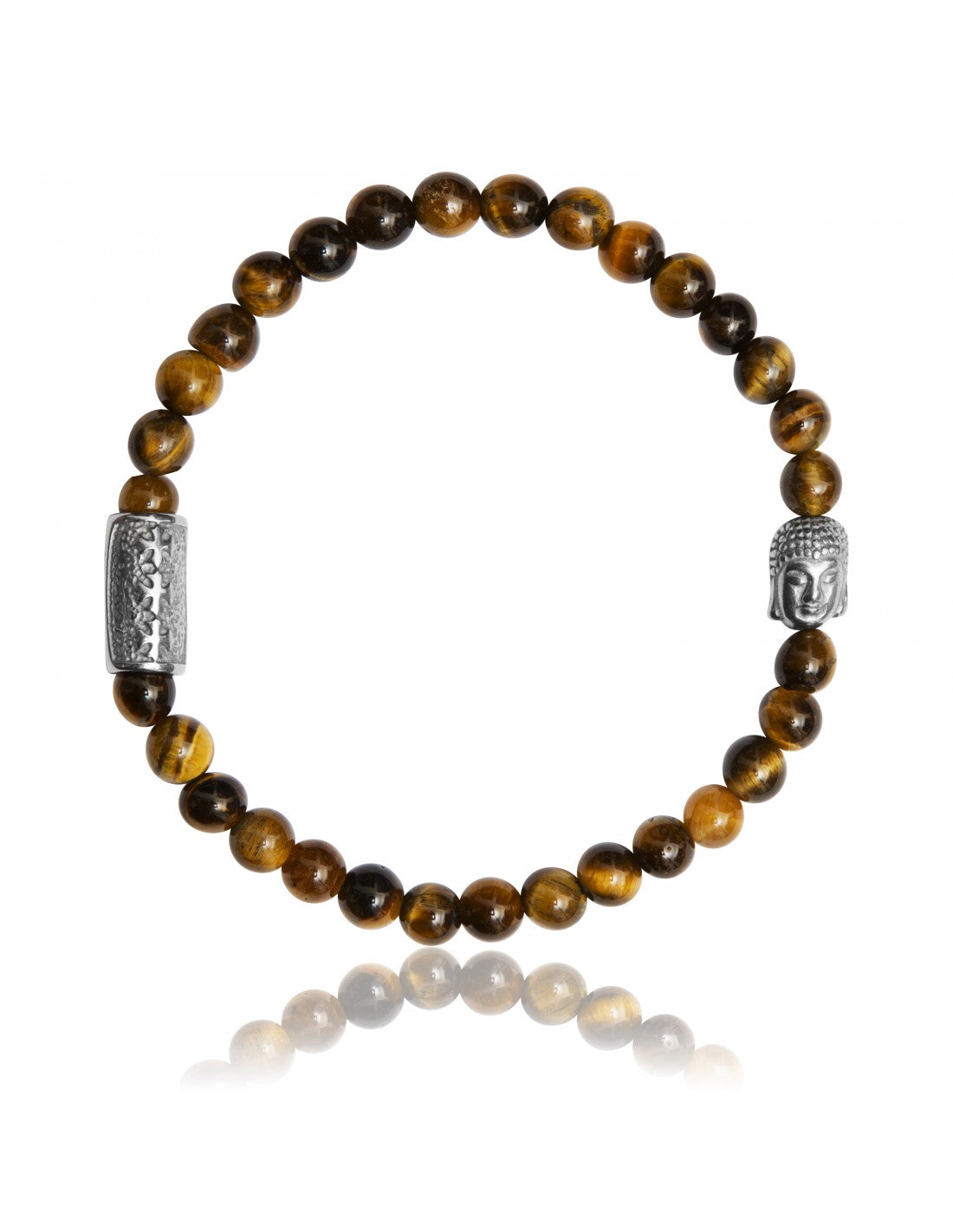 Bracelet 6 mm Oeil de Tigre Lauren Steven