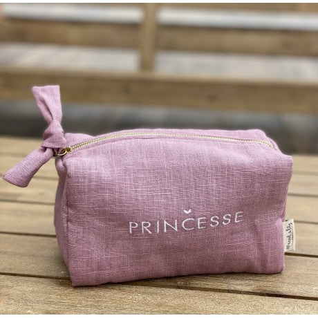 TROUSSE TOILETTE LIN princesse mauve Marcel & Lily
