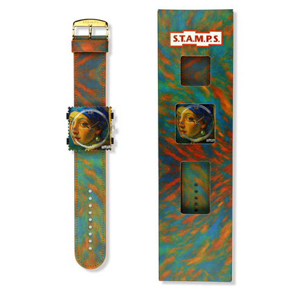 SET Montre STAMPS PEARLS