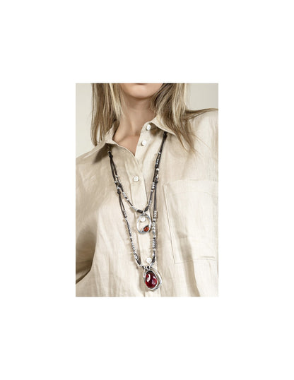 COLLIER Femme DEBA marron CICLON