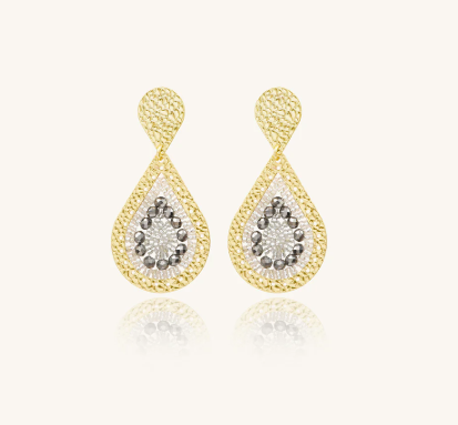 Boucles d'oreilles Dame Baker ARGENT  SANTIBE