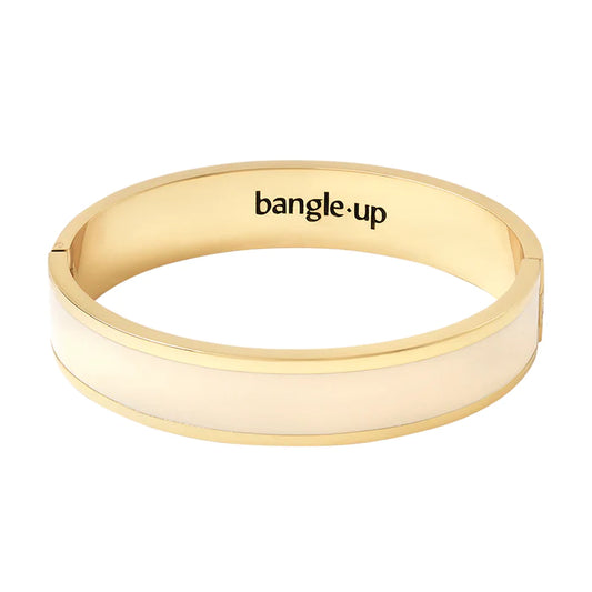 Bracelet Dame  Bangle Ovale - Blanc Sable BANGLE-UP