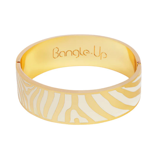 Bracelet Dame ZEBRA - Blanc Sable BANGLE-UP