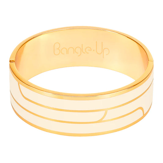BRACELET Femme   Gaya - Blanc Sable BANGLE-UP