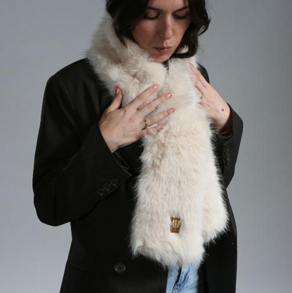 Echarpe doublée polaire effet fourrure TENDANCE - COPELLI LE VOYAGE EN PANIER