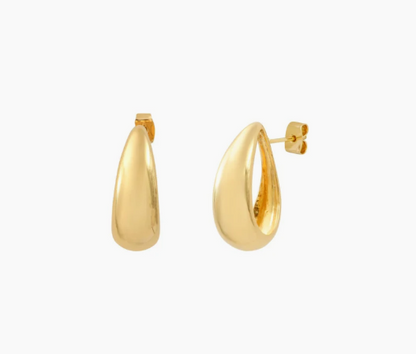 Boucles d'oreilles tiges percées Masseria - dorées SATELLITE