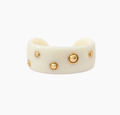 Bracelet manchette Masseria - blanc SATELLITE