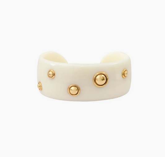 Bracelet manchette Masseria - blanc SATELLITE