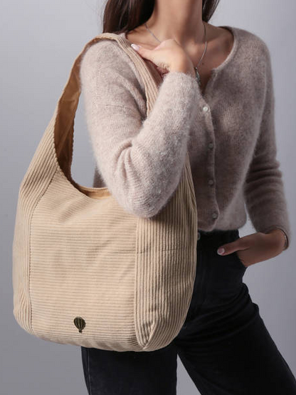 SAC porté épaule Velours DUVICHY LE VOYAGE EN PANIER