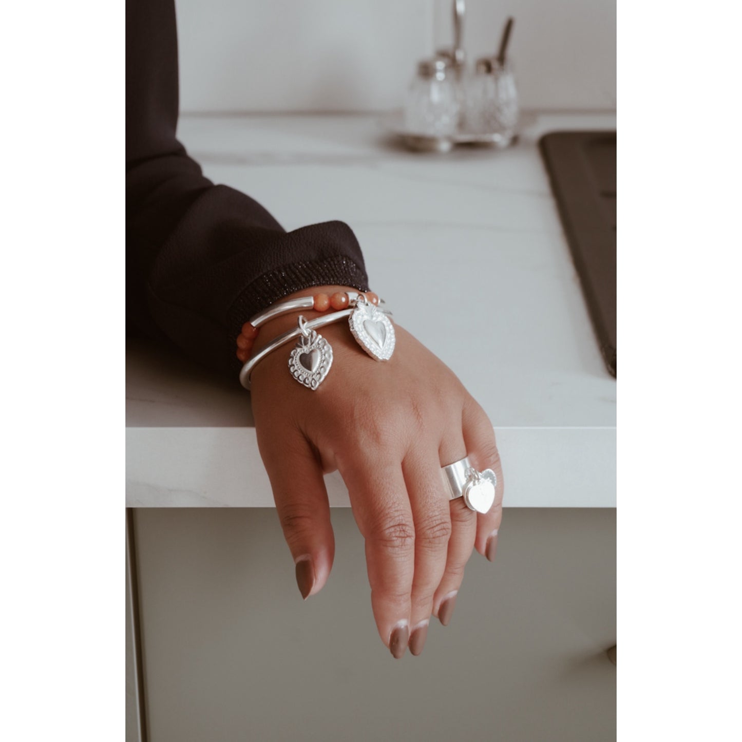 JONC Femme  EX-VOTO   SECRET DE CUIR