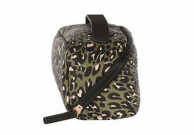 Trousse de toilette TENDANCE LÉOPARD - FAUVETTE KAKI LE VOYAGE EN PANIER