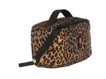 Trousse de toilette TENDANCE LÉOPARD - FAUVETTE KAKI LE VOYAGE EN PANIER