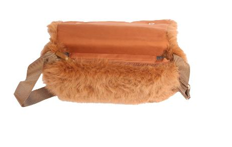 Sac porté travers à rabat effet fourure TENDANCE - FLAPELLI  LE VOYAGE EN PANIER