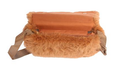 Sac porté travers à rabat effet fourure TENDANCE - FLAPELLI  LE VOYAGE EN PANIER