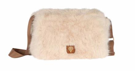 Sac porté travers à rabat effet fourure TENDANCE - FLAPELLI  LE VOYAGE EN PANIER