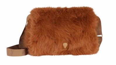 Sac porté travers à rabat effet fourure TENDANCE - FLAPELLI  LE VOYAGE EN PANIER