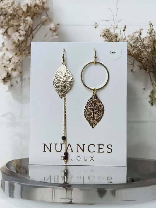 BOUCLES  D 'OREILLES Dame Ilona  NUANCES