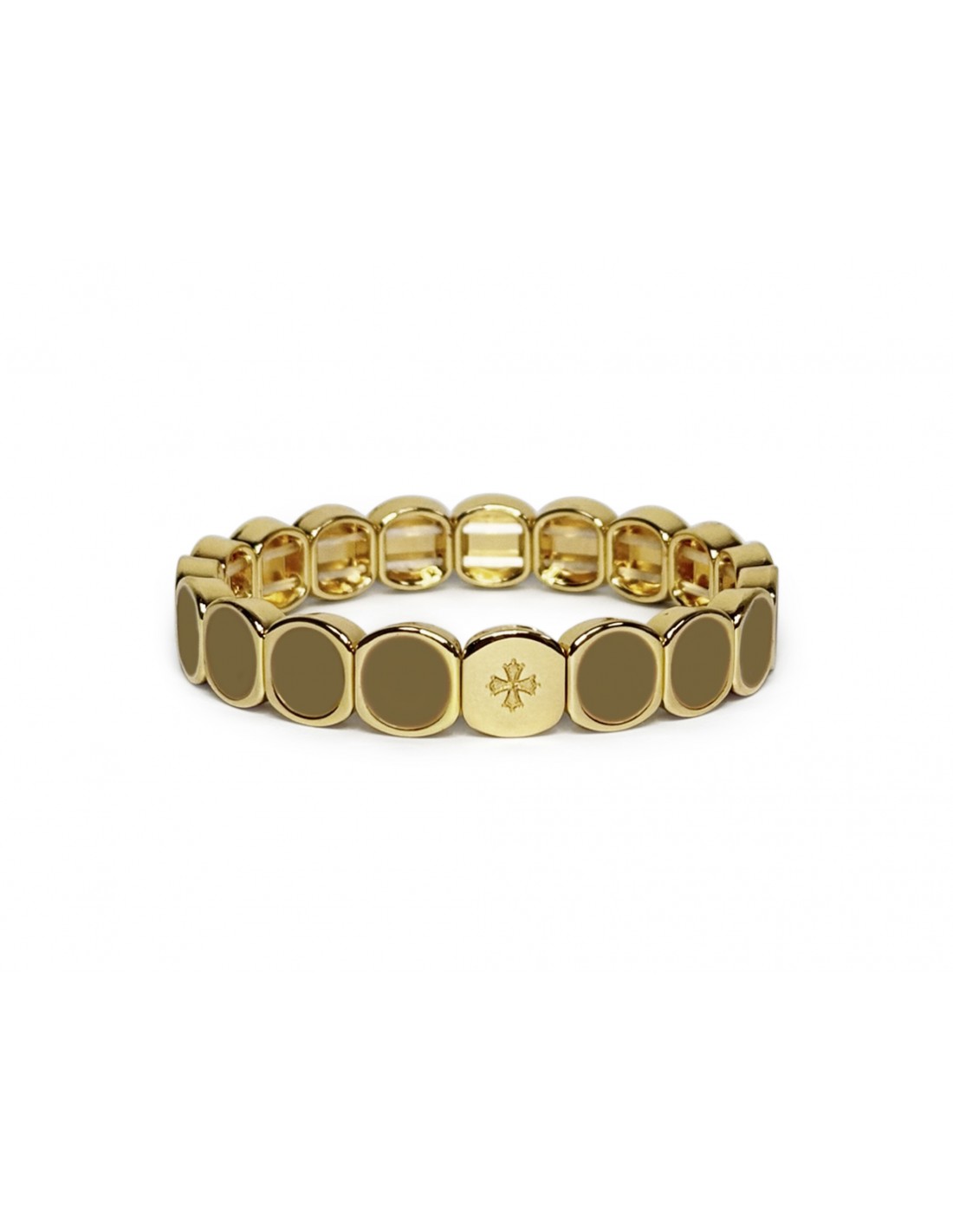 Bracelet Dame  Métal émaillé KAKI  LAUREN STEVEN