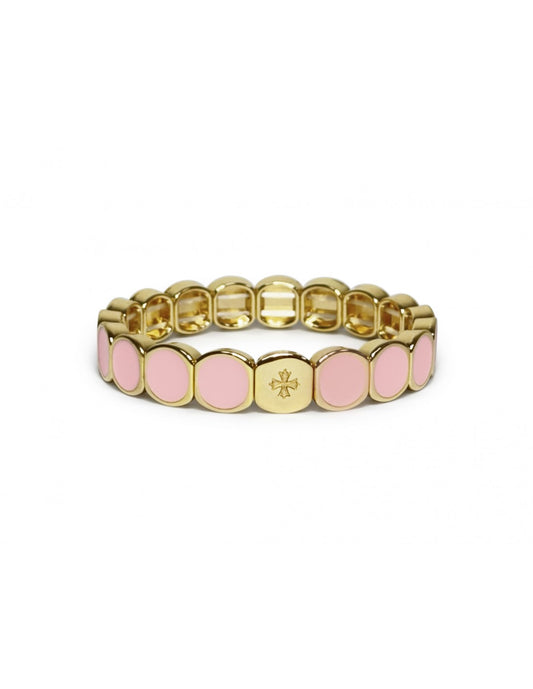 Bracelet Dame  Métal émaillé ROSE POUDRE LAUREN STEVEN
